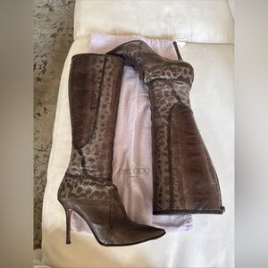 Jimmy choo skate skin tall boots sz 8.5